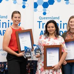 Jasmin Maroni, Dr Shweta Singh and Olivia Bange