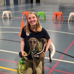 Lizzie with Jakira
